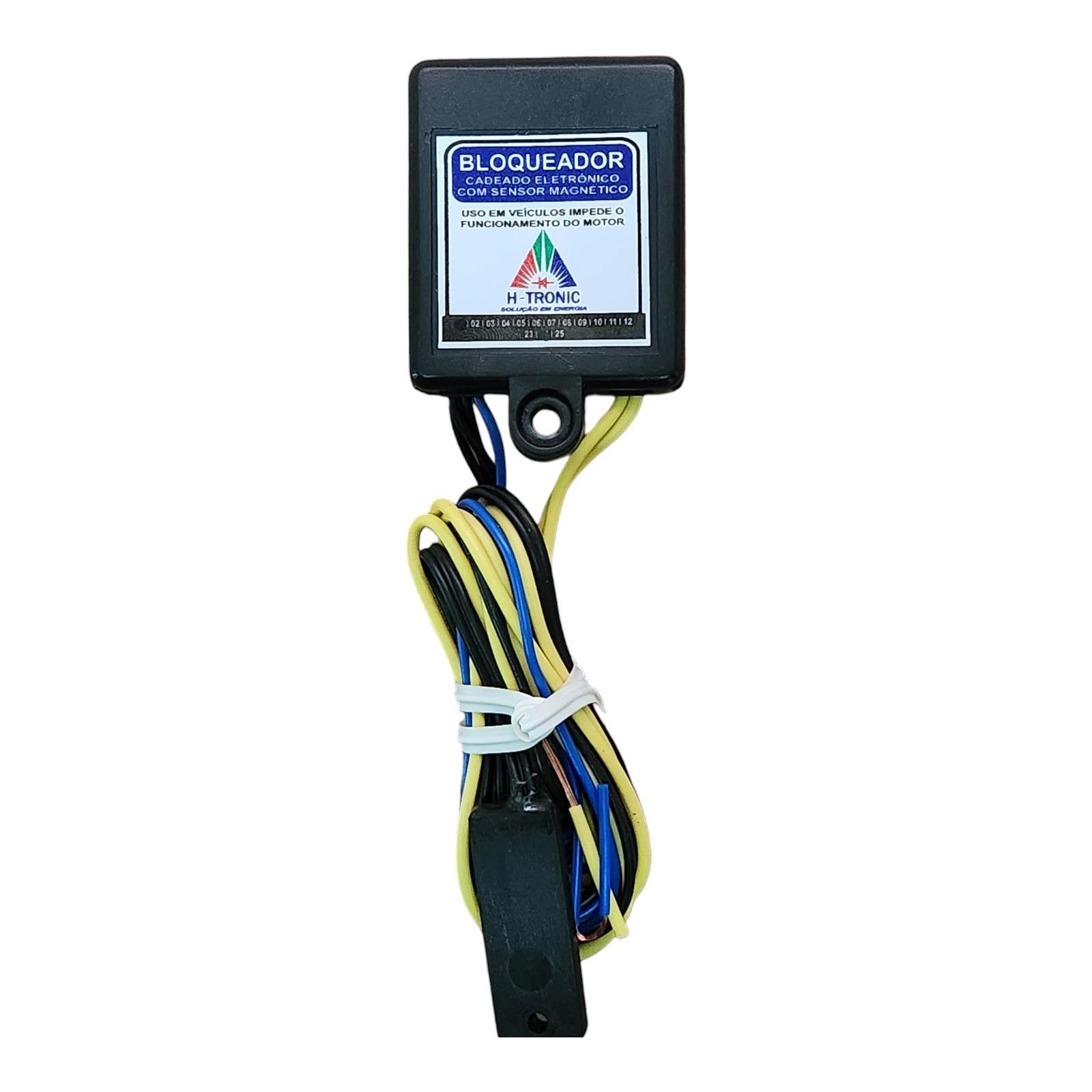 Bloqueador Veicular Automotivo Antifurto Sensor Magnetico Carro Moto 12v H-tronic - 3