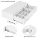 Ver imagem 5 de Penteadeira Suspensa Strass 80cm - Branco