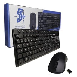 Kit Teclado + Mouse sem Fio 015-0079 Office - 1