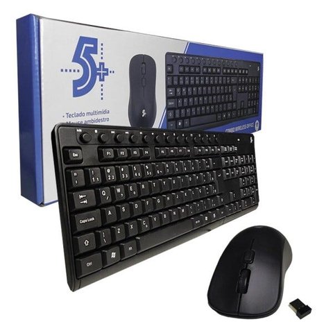 Kit Teclado + Mouse sem Fio 015-0079 Office
