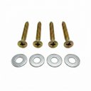 Ver imagem 2 de Kit 2 Frames Suporte Cabeceira Box Pequeno 4 Parafusos Arruela