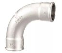 Ver imagem 1 de Curva 90° Galvanizada Fêmea 1.1/2 Curva Metal Galvanizado Fêmea 90° 1.1/2 Tupy Tupi