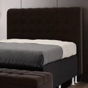 Ver imagem 1 de Cabeceira Rana 160 para Cama Queen Sued Marrom Aradecor
