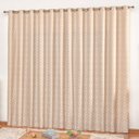 Ver imagem 1 de Cortina em Jacquard Bahamas 2,00 x 1,70 Para Varão - Bege