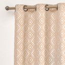 Ver imagem 2 de Cortina em Jacquard Bahamas 2,00 x 1,70 Para Varão - Bege