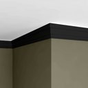 Ver imagem 3 de RodaTeto Flexível Eva Autocolante 5x1cm -Rt340 10 mts Preto