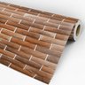 Papel de Parede Adesivo Tijolo 009 Marrom 4.80x0.58m - 3