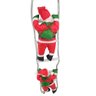 Papai Noel Duplo Natal Escada Iluminada LED 90cm Enfeite Natalino Loja Casa Shopping Fim de Ano Deco - 9
