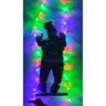 Papai Noel Duplo Natal Escada Iluminada LED 90cm Enfeite Natalino Loja Casa Shopping Fim de Ano Deco - 4
