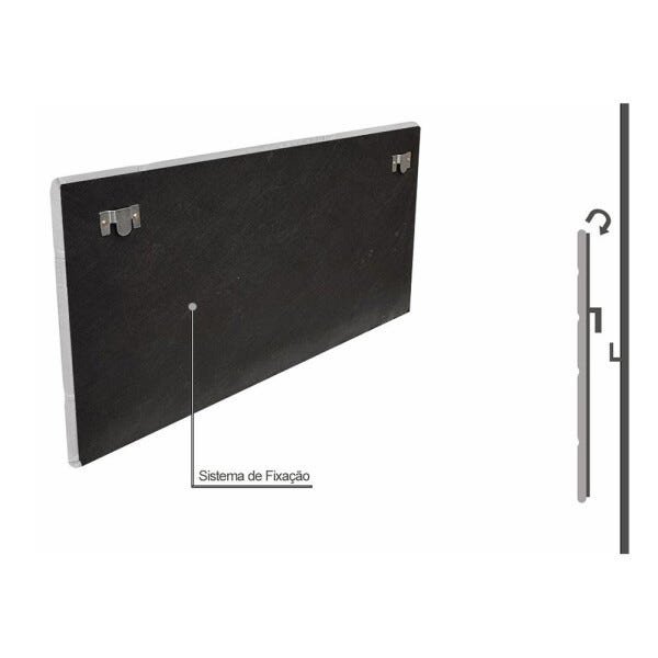 Painel Cabeceira Casal King 90cm Para Cama Box Espanha Suede Marfim - SA Móveis - 3