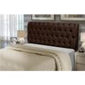 Cabeceira Casal 140cm Para Cama Box Paris Suede Marrom - SA Móveis - 2
