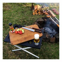 Mesa Dobrável Portátil De Alumínio Camping Praia Churrasco - 7