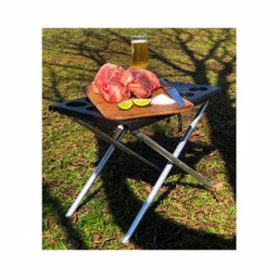 Mesa Dobrável Portátil De Alumínio Camping Praia Churrasco - 6
