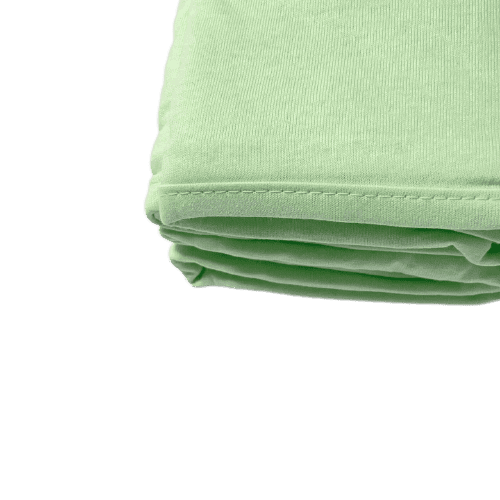 Jogo de Berço 3 Peças Liso Verde Claro Malha 100% algodão Conforto de Bebê - 5