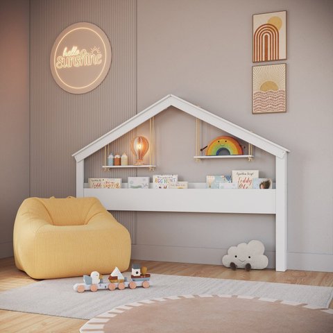 Nicho Moldura Casinha para Quarto Infantil Infanto
