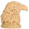 Quebra cabeças 3d cabeça águia decoração ornamento enfeite INDÚSTRIA FENIX - 4