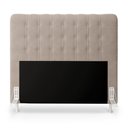 Ver imagem 3 de Cabeceira Rana 140 Casal Sued Bege Aradecor