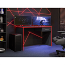 Ver imagem 4 de Mesa de Computador Gamer Escrivaninha Drx 9000 - Preto / Vermelho