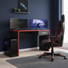 Mesa de Computador Gamer Escrivaninha Drx 9000 - Preto / Vermelho - 1