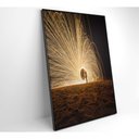 Ver imagem 4 de Quadro Praia Noturna 80x120 Cm Vidro Impresso