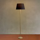 Ver imagem 2 de Luminária de Chão Piso Abajur Alumínio Altura 1,6m Cúpula Cônica Grande Ref 78 Dourado Cup Preto