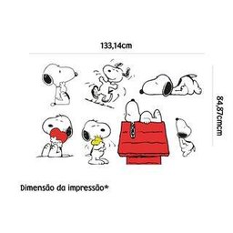 Adesivo para Porta Snoopy - 3