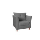 Ver imagem 2 de Jogo de 2 Poltronas Isa Confortável para Sala Estar e Sala de Noiva - Sv Decor:cinza