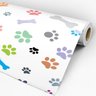 Papel de Parede Adesivo Animal 001 Pegadas 3.60x0.58m - 3