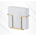 Ver imagem 1 de Porta Guardanapos Mesa Luxo Cozinha - Dourado
