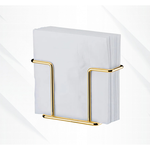 Porta Guardanapos Mesa Luxo Cozinha - Dourado