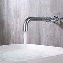 Ver imagem 2 de Torneira de Parede para Lavabo Banheiro Lavatório Área de Serviço Inox Cromada Luxo 1/4v