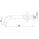 Ver imagem 4 de Torneira de Parede para Lavabo Banheiro Lavatório Área de Serviço Inox Cromada Luxo 1/4v