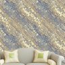 Papel de Parede Adesivo Textura 002 Azul Dourado 1.80x0.58m - 1