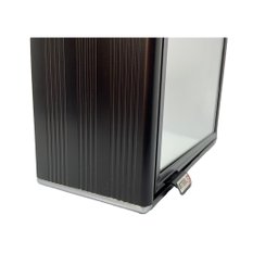 Armário Espelho Para Banheiro Alumínio Parede Sobrepor Cromado ou Preto 1 Porta Grande Steel Design  - 11