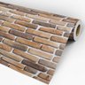 Papel de Parede Adesivo Tijolo 020 Caramelo 3.00x0.58m - 3