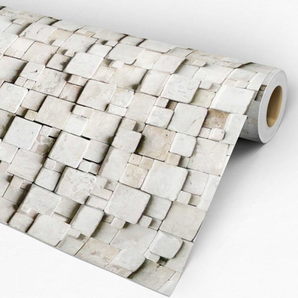 Papel de Parede Adesivo Pedra 044 Ardósia 1.80x0.58m - 3