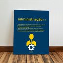 Ver imagem 7 de Kit 3 Quadro Decorativo Administração Faculdade Quarto 28x20