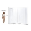 Ver imagem 3 de Guarda- Roupa Modulado Roupeiro de Canto L 7 Portas 6 Gavetas Sapateira Versatille Yescasa