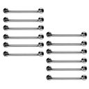 Ver imagem 1 de Barra de Apoio 60cm Aço Inox Kit 12 Unidades Banheiro Box Idoso Deficiente Cadeirante Acessibilidade