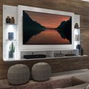 Ver imagem 1 de Painel Tv 60'' com 4 Leds e Prateleiras de Vidro Vegas