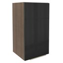Ver imagem 1 de Armário Aéreo Madesa Lux 35 cm 1 Porta Rustic e Preto