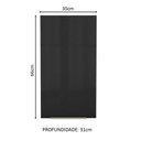 Ver imagem 4 de Armário Aéreo Madesa Lux 35 cm 1 Porta Rustic e Preto