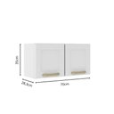 Ver imagem 5 de Cozinha Completa Aço C/ Tampo Mdp Branco Colors Bertolini