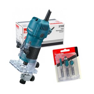 Tupia Manual 6mm 3709 Makita 530w + Acessórios 220v