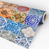 Papel de Parede Adesivo Azulejo 008 Português 4.20x0.58m - 3