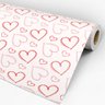 Papel de Parede Adesivo Casual 006 Coração 4.80x0.58m - 3