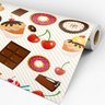 Papel de Parede Adesivo Casual 007 Doces 3.00x0.58m - 3