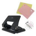 Ver imagem 3 de Perfurador de Papel 2 Furos 20 Folhas Folhas Metal Furador