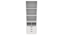 Ver imagem 4 de Armário Colmeia Mirela M38 100% Mdf (closet Lojas Expositor) Vetorial Móveis Branco