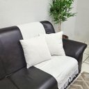 Ver imagem 1 de Manta Xale para Sofá Poltrona 1,40x1,70m + 2 Capa Almofada